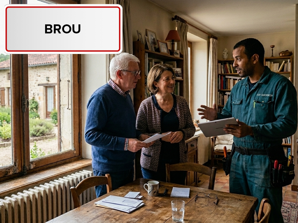 Installation de pompe à chaleur à Brou (28160) en Eure-et-Loir